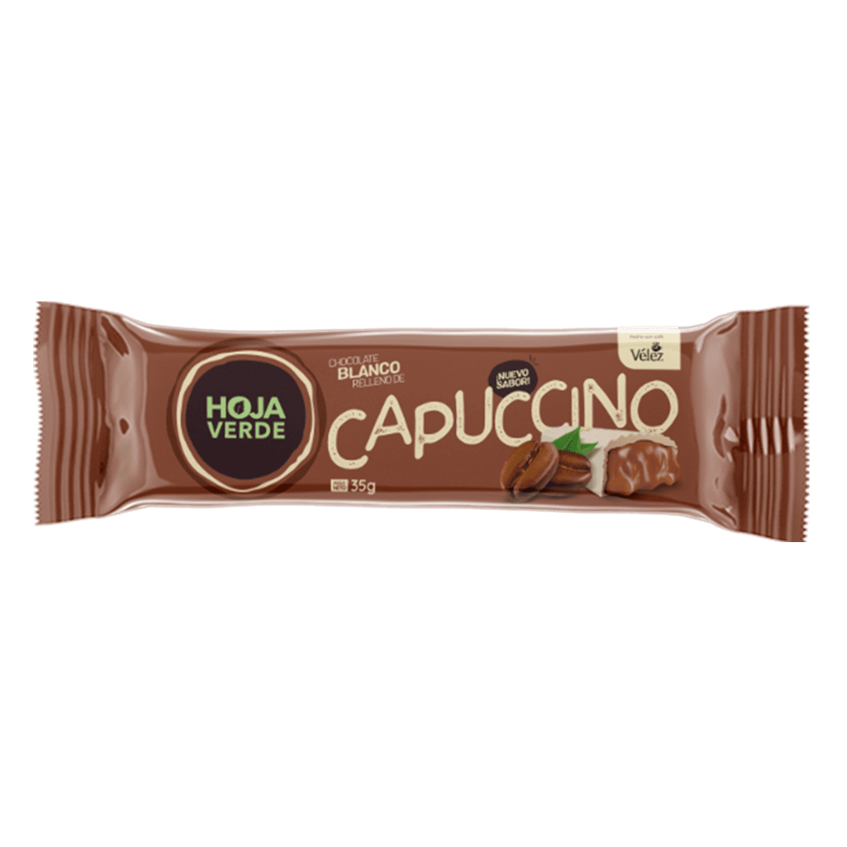 CHOCO capuccino 35gr HOJA VERDE