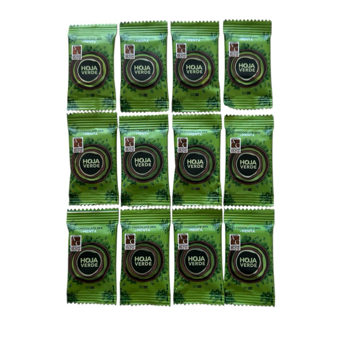 Mini barras 5gr MENTA HOJA VERDE 12 unidades