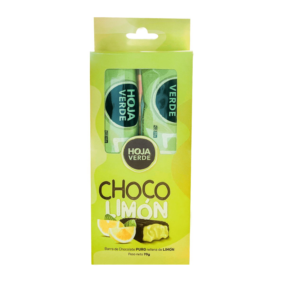 Duo Pack Barra Rellena Sabor a Limón 70g